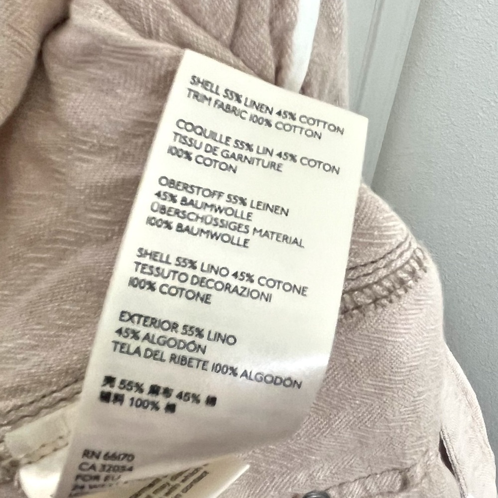 Free People Natural Sights Overalls Linen Cotton Blend Size XS - Picture 7 of 11